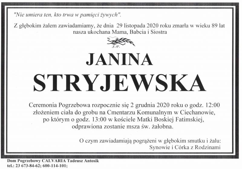 Janina Stryjewska