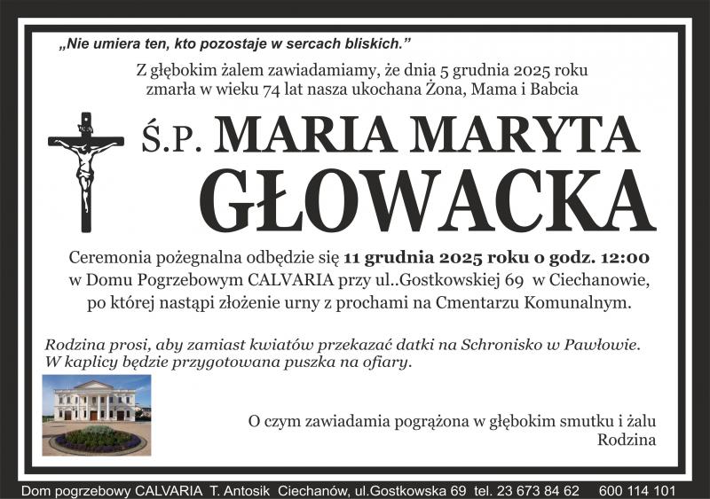 Maria Maryta Głowacka