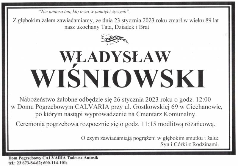 Władysław Wiśniowski
