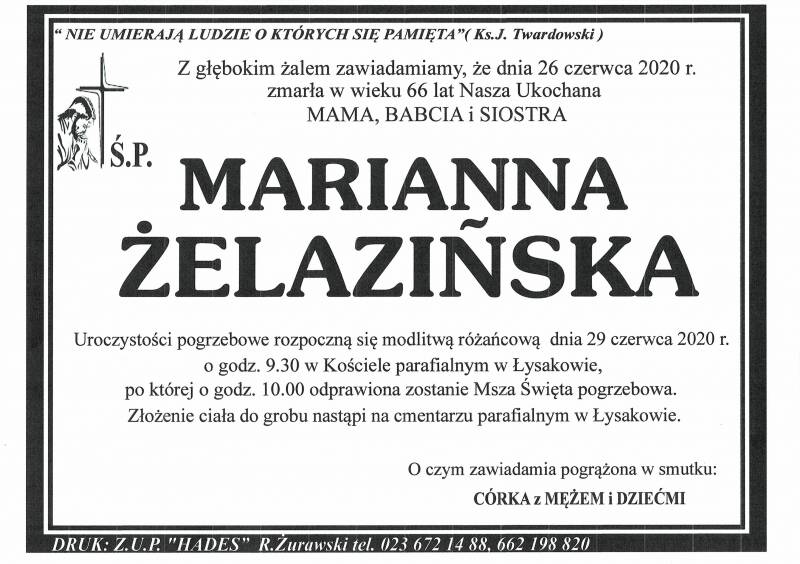 Marianna Żelazińska
