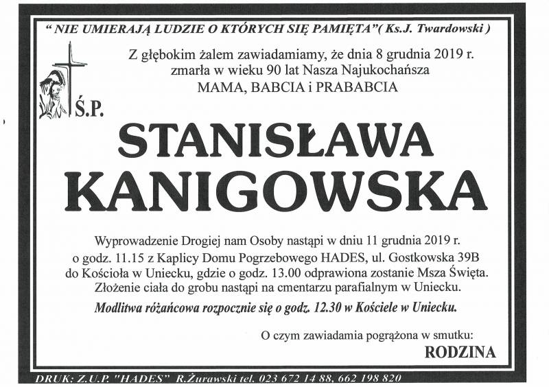 Stanisława Kanigowska