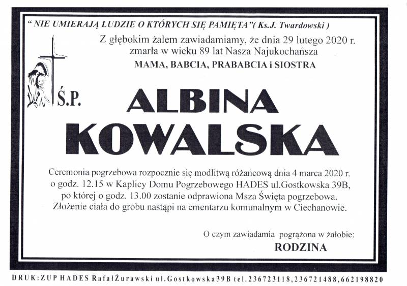 Albina Kowalska