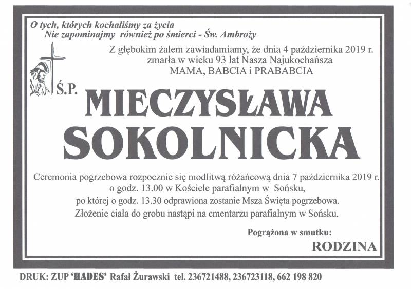 Mieczysława Sokolnicka