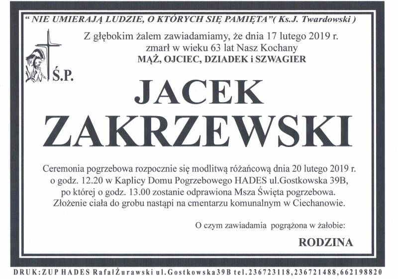 Jacek Zakrzewski