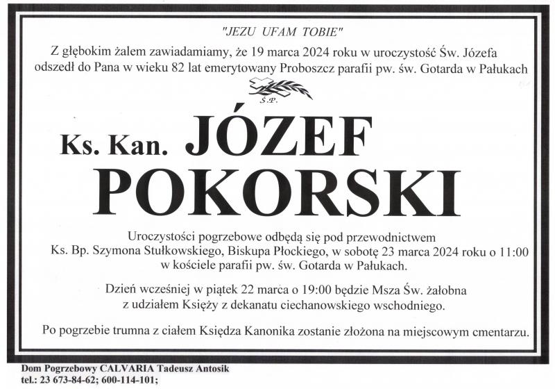Ks. Kan. Józef Pokorski