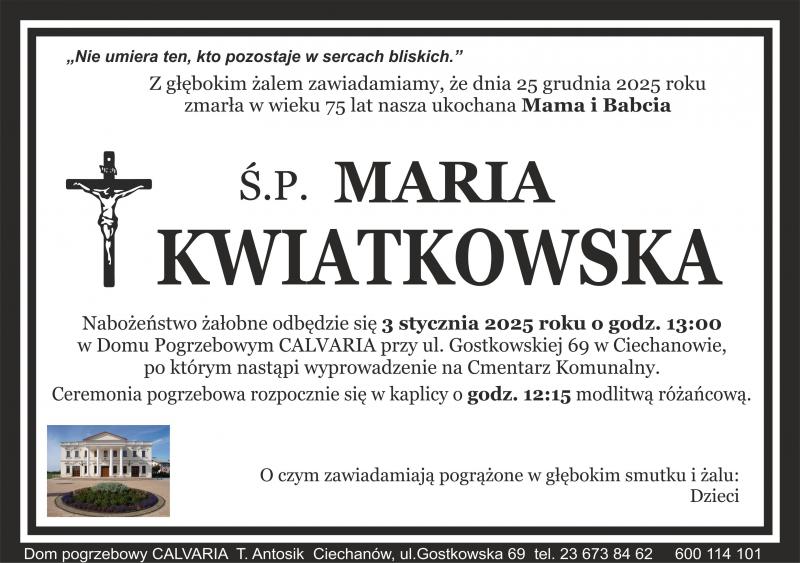 Maria Kwiatkowska
