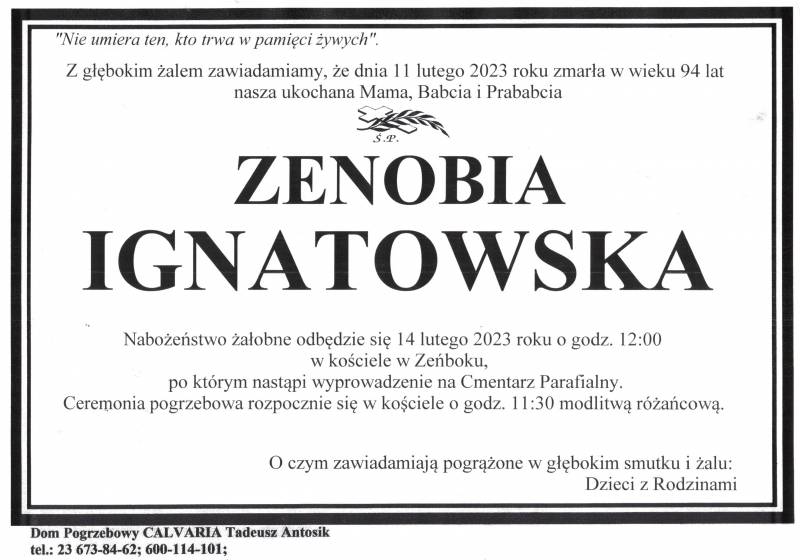 Zenobia Ignatowska