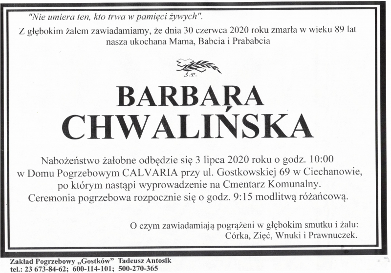 Barbara Chwalińska