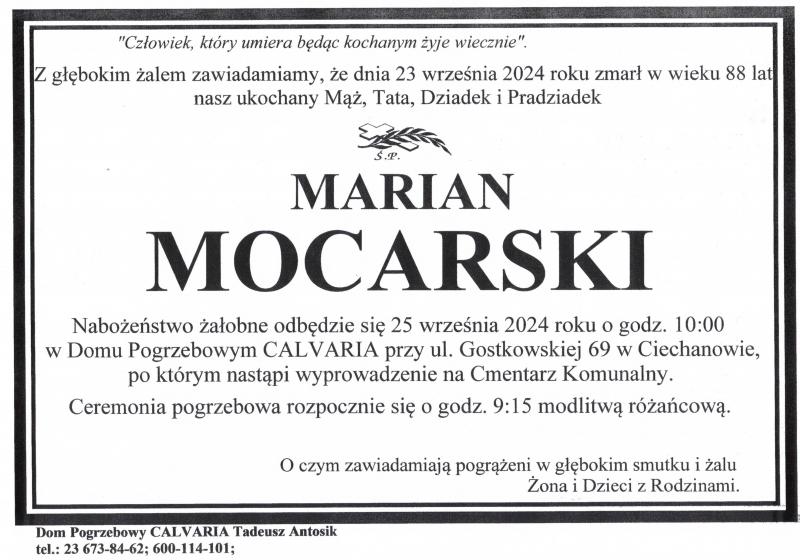 Marian Mocarski