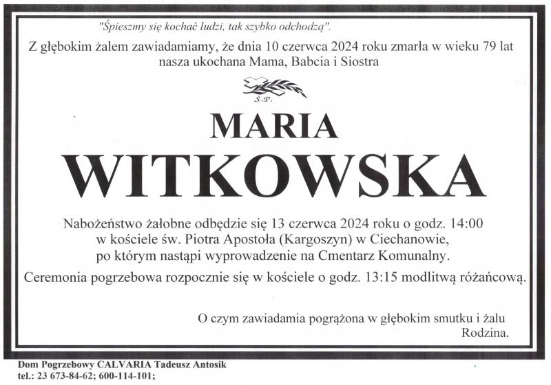 Maria Witkowska