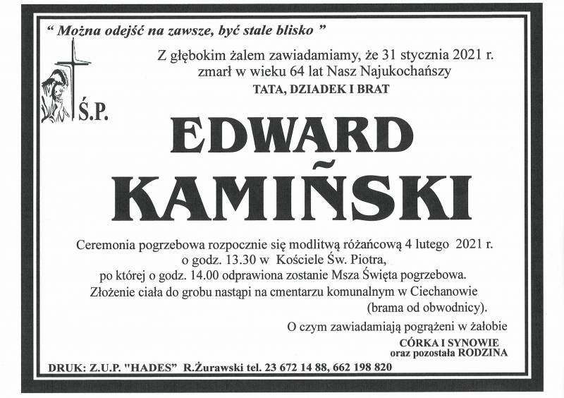 EDWARD KAMIŃSKI