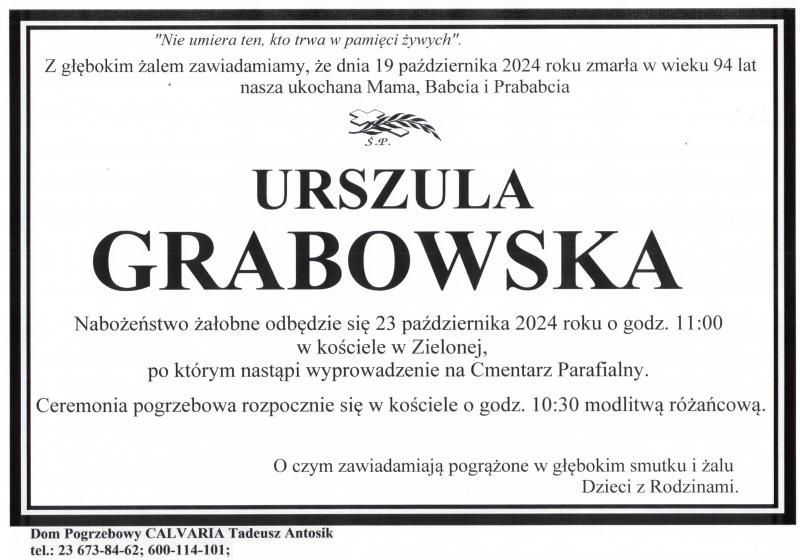Urszula Grabowska