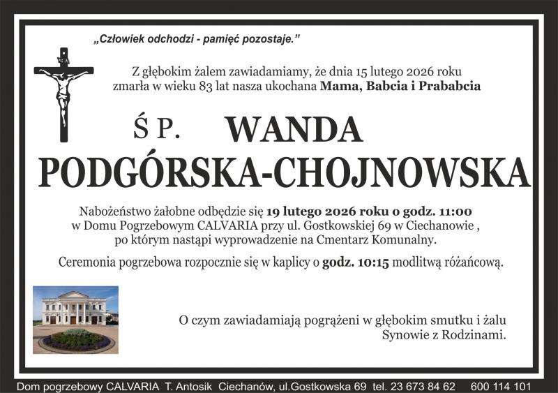 Wanda Podgórska - Chojnowska