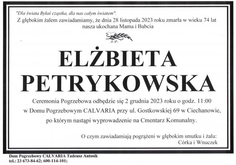 Elżbieta Petrykowska