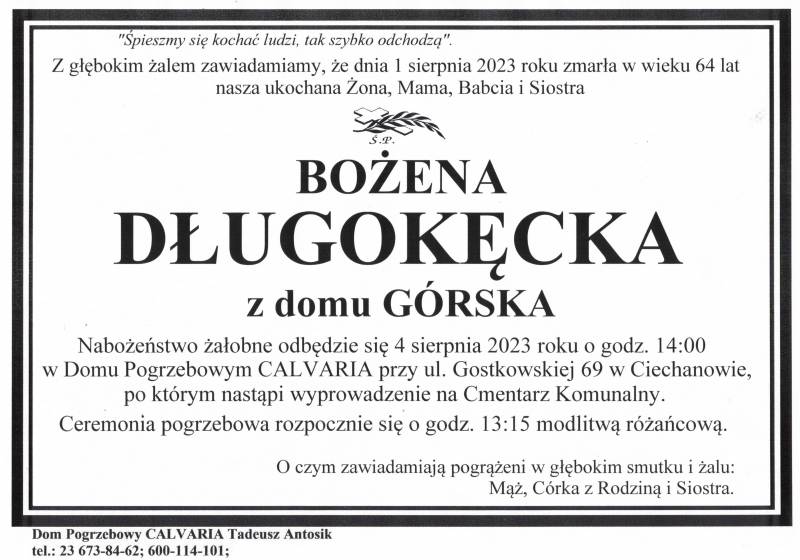 Bożena Długokęcka