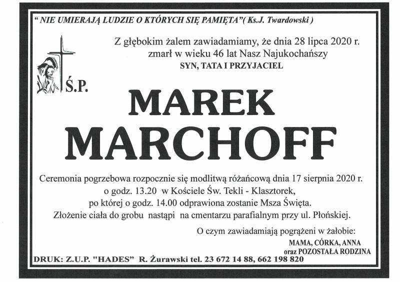 MAREK MARCHOFF