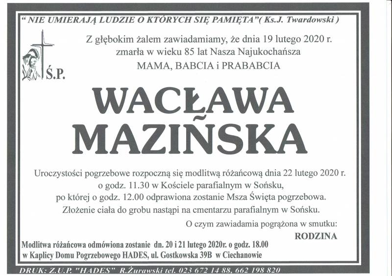 Wacława Mazińska