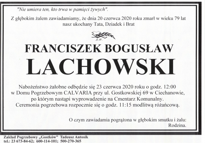 Franciszek Bogusław Lachowski