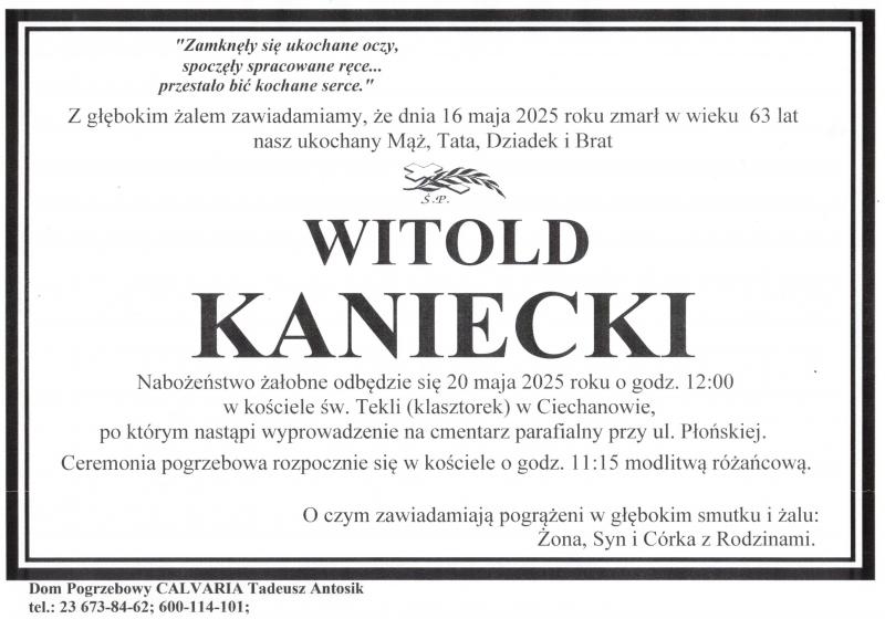 Witold Kaniecki
