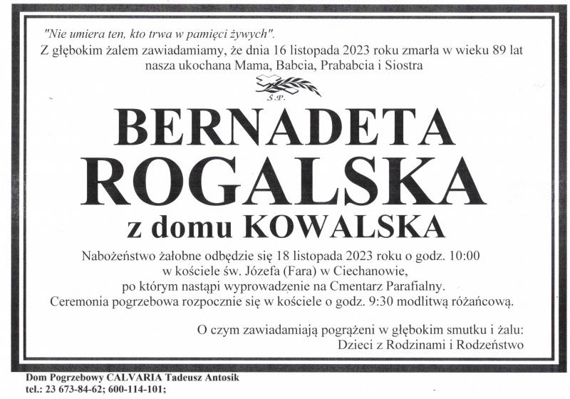 Bernadeta Rogalska