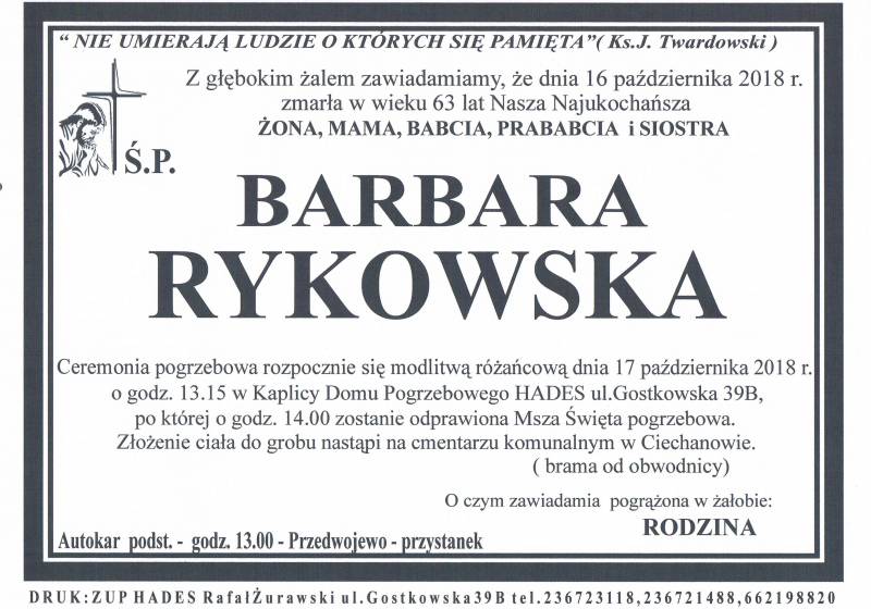 Barbara Rykowska