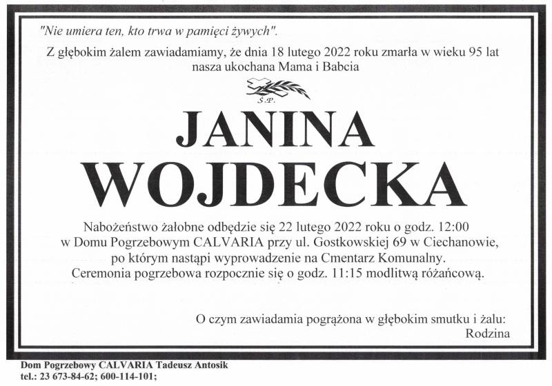 Janina Wojdecka