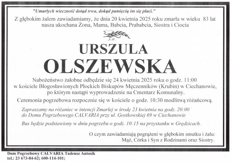 Urszula Olszewska