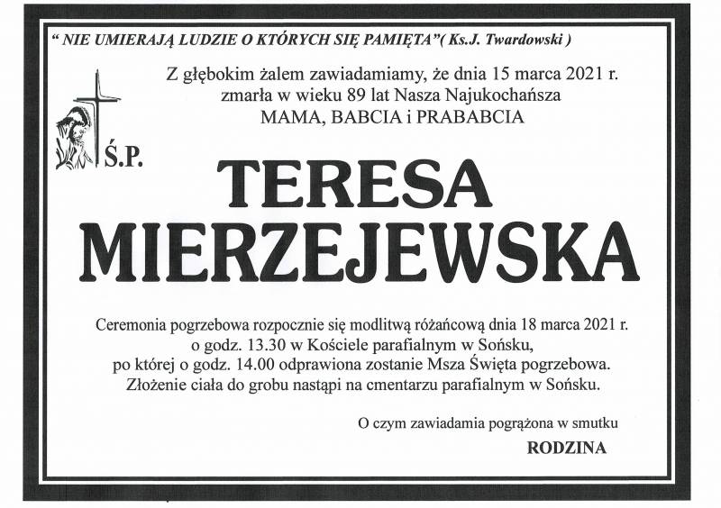 TERESA MIERZEJEWSKA