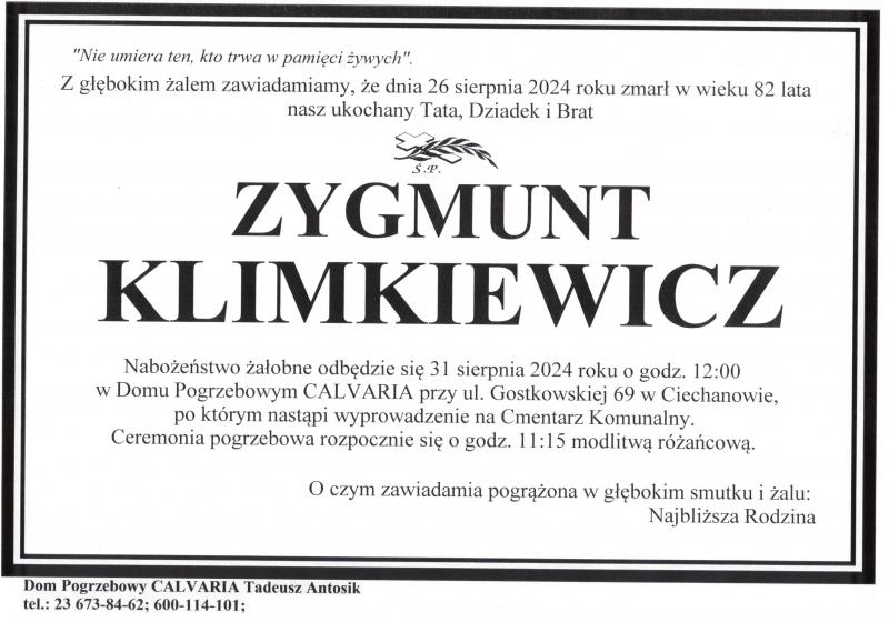 Zygmunt Klimkiewicz