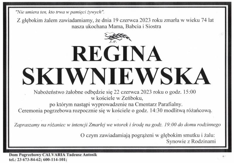 Regina Skiwniewska