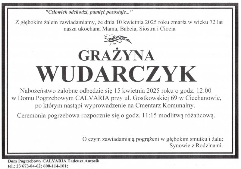 Grażyna Wudarczyk