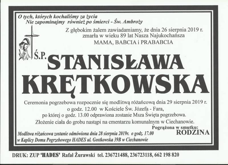 Stanisława Krętkowska