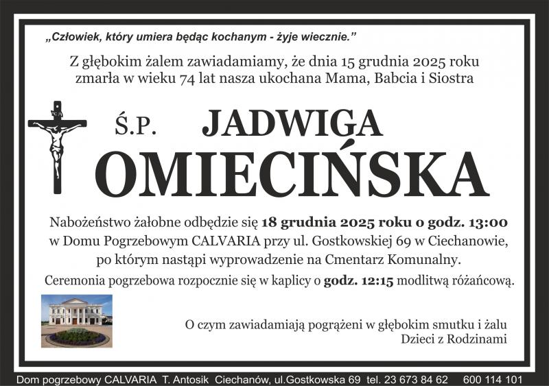 Jadwiga Omiecińska