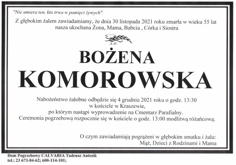 Bożena Komorowska