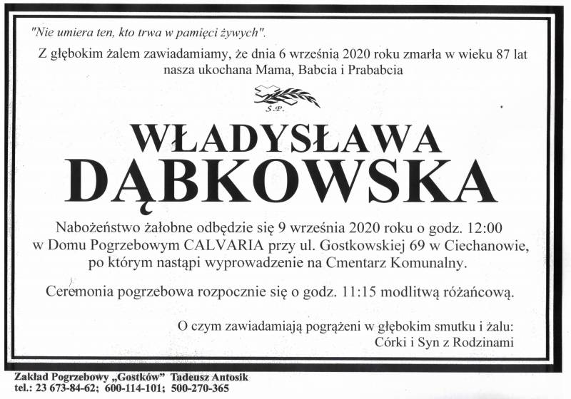 Władysława Dąbkowska