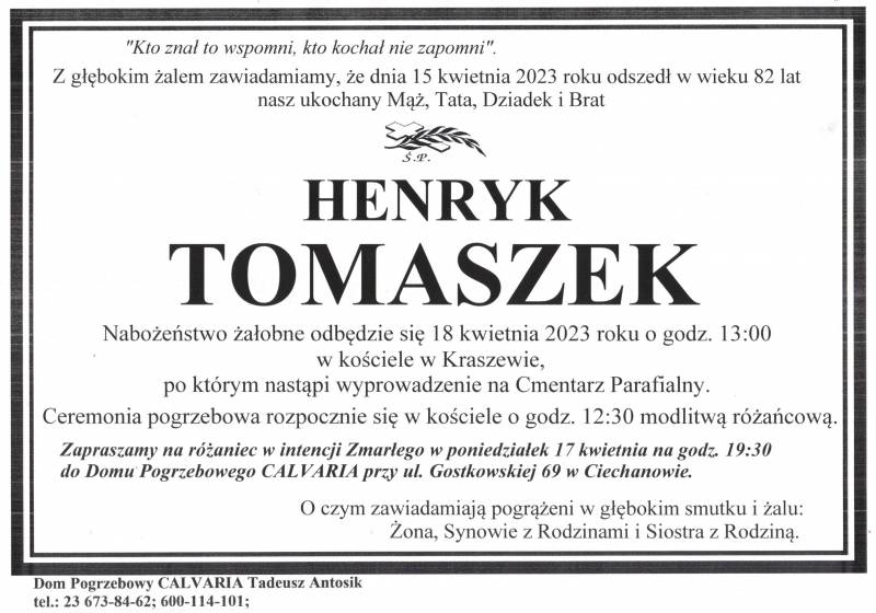 Henryk Tomaszek