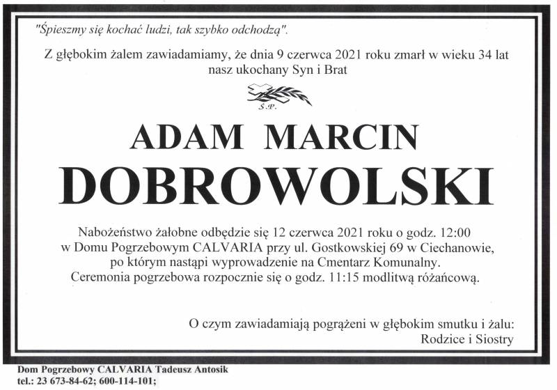Adam Marcin Dobrowolski