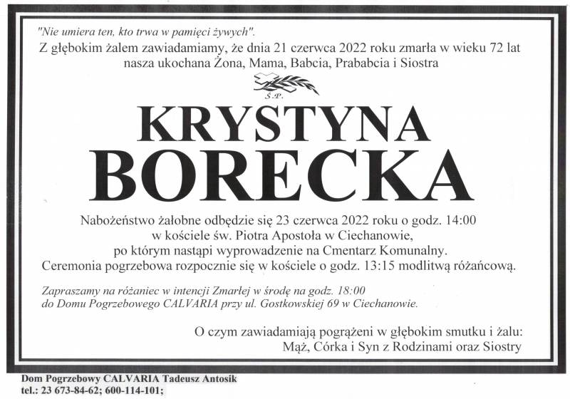 Krystyna Borecka