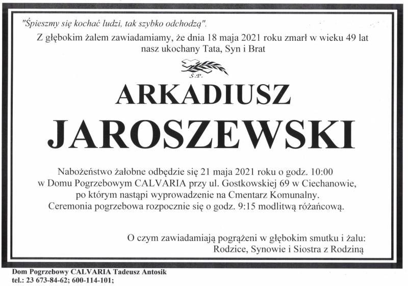 Arkadiusz Jaroszewski