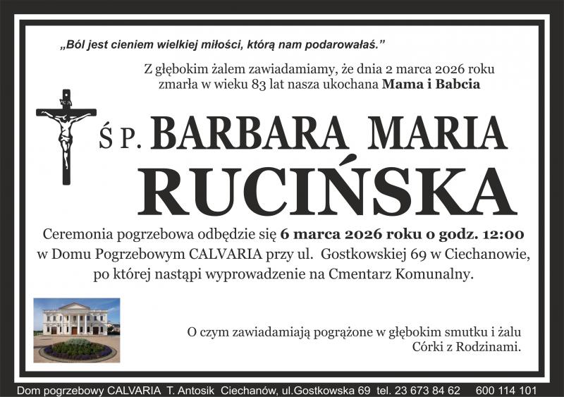 Barbara Maria Rucińska