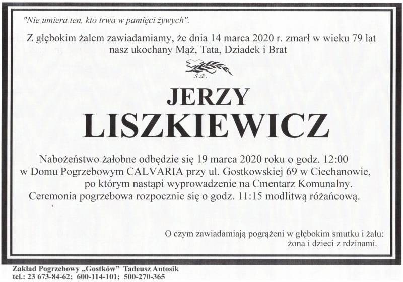 JERZY LISZKIEWICZ
