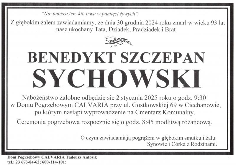 Benedykt Zbigniew Sychowski