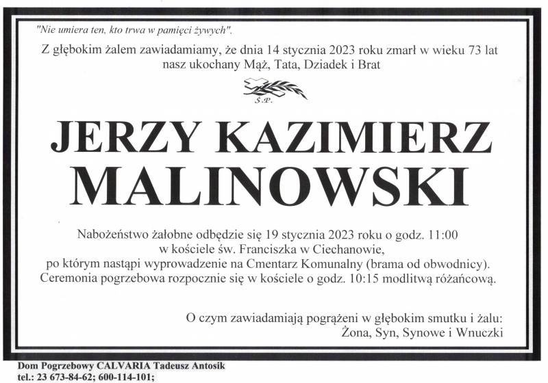 Jerzy Kazimierz Malinowski