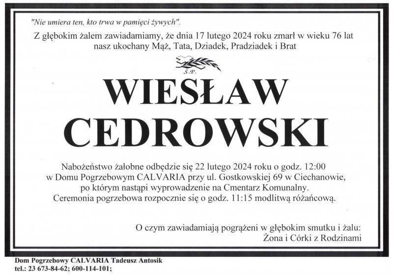 Wiesław Cedrowski