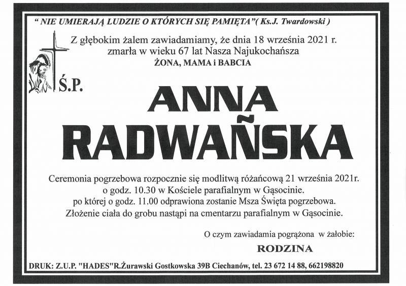 ANNA RADWAŃSKA