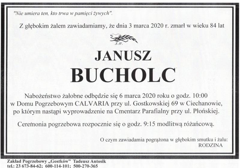 JANUSZ BUCHOLC