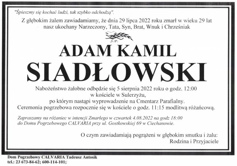 Adam Kamil Siadłowski