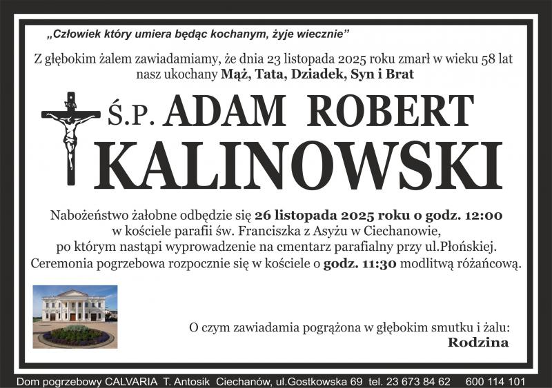 Adam Robert Kalinowski