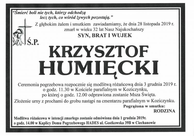 Krzysztof Humięcki