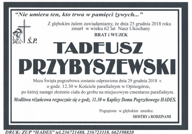 Tadeusz Przybyszewski